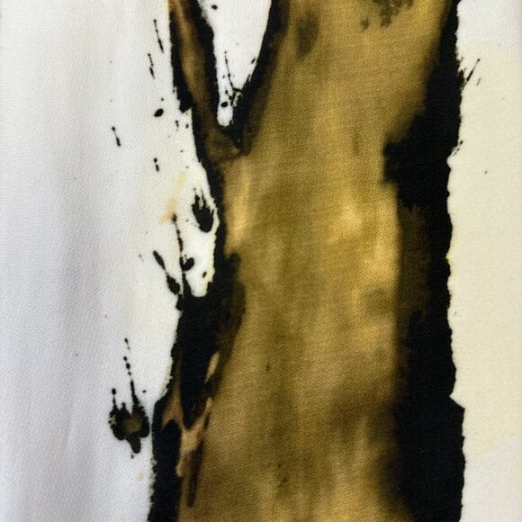 TRYB Dress Sleeveless Ruffle Hem Mesh Sides Women's sz 2 Boho - Picture 10 of 16